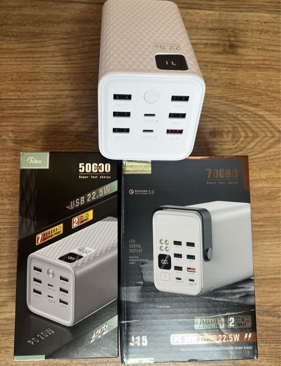 VIP.Павербанк JOKO J13 50000mAh(22.5w).Швидка зарядка.2025