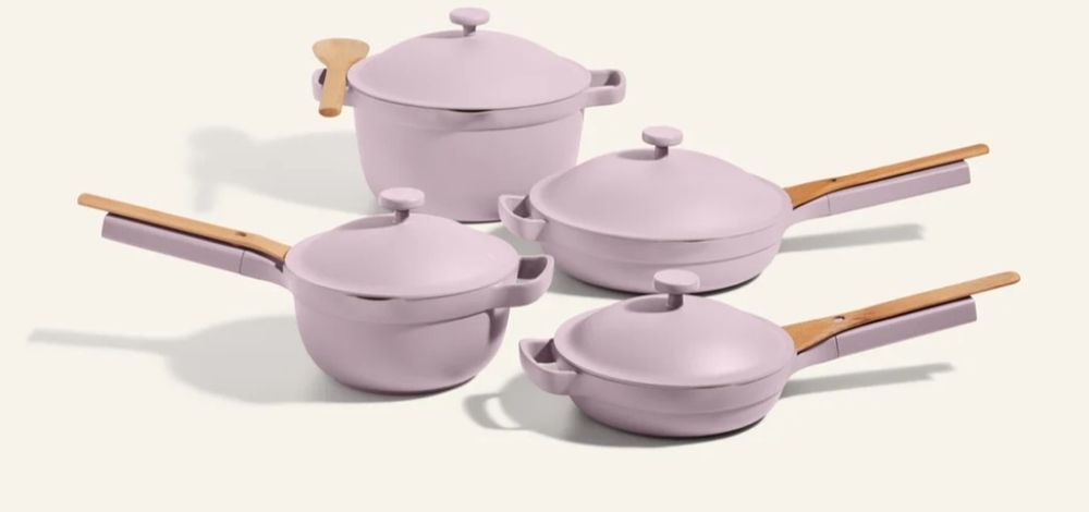 Набір посуду сковорідки кастрюлі