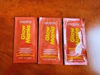 Matrix Glow Mania zestaw próbek - szampon, odżywka, maska do włosów 3x