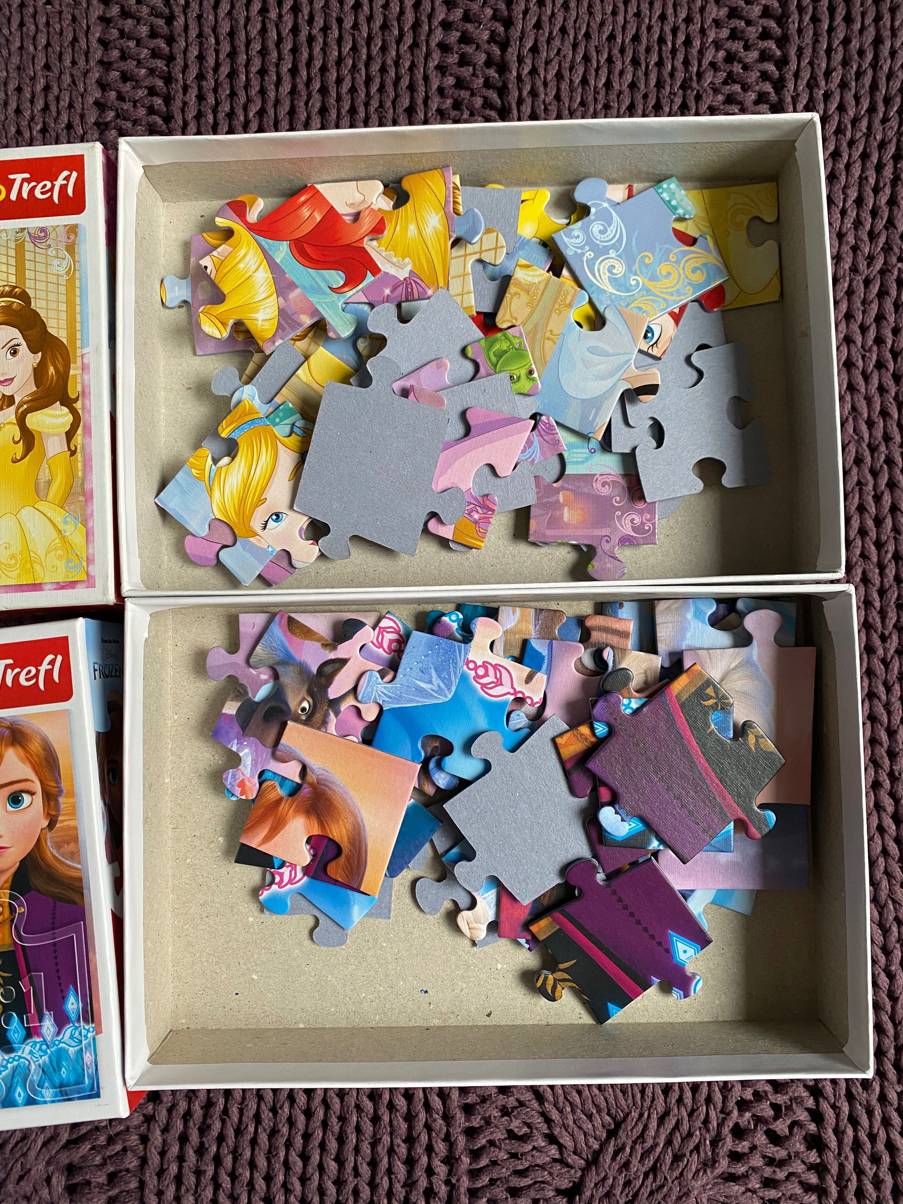 Puzzle Trefl Kraina lodu + Księżniczki