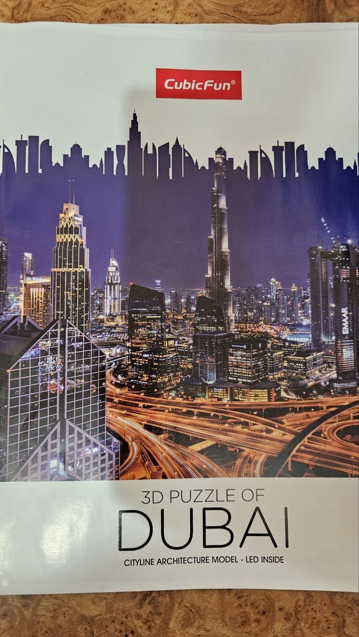 Пазл 3D Dubai  з Led підсвіткою