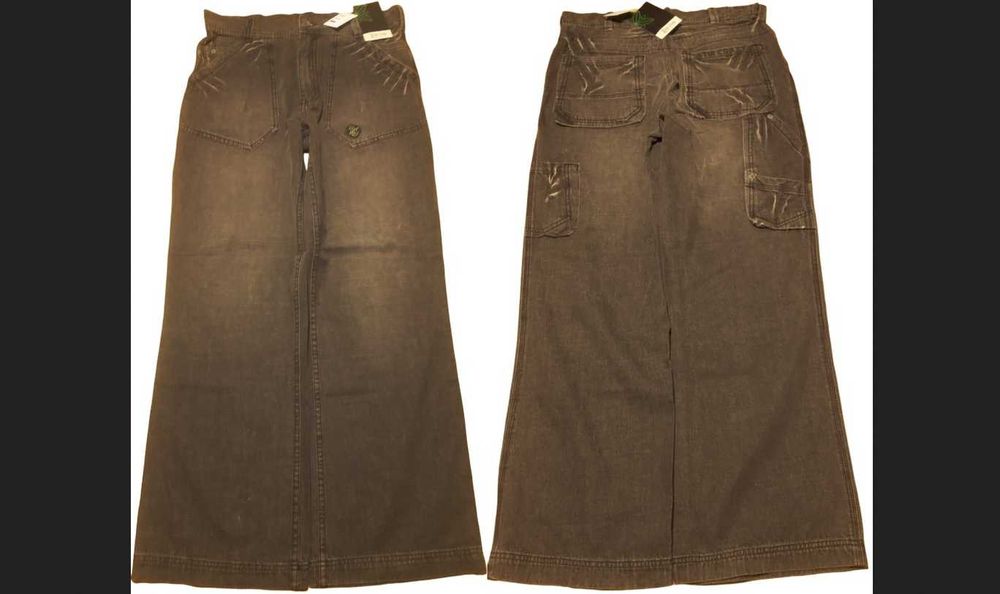 szerokie CARPENTER big boy affliction W33 L34 baggy w32 l32 jnco szare