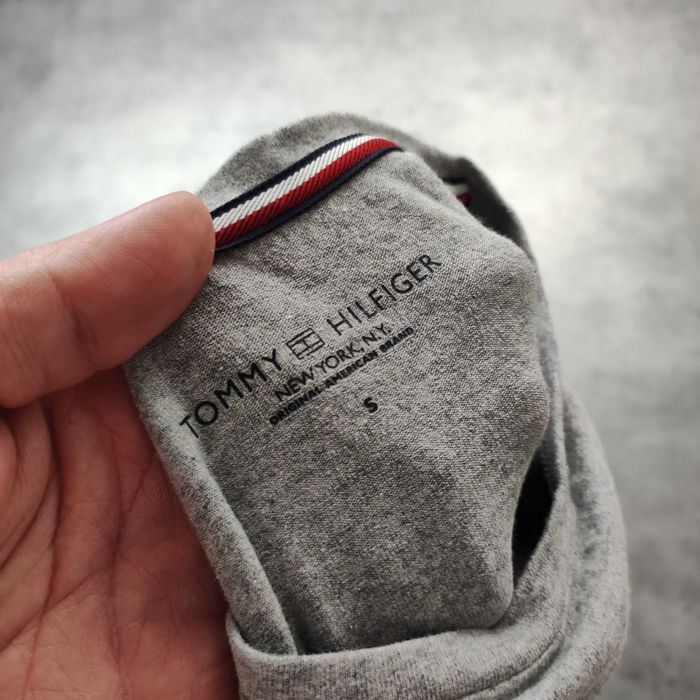 DAMSKA Koszulka PREMIUM Bawełna Tommy Hilfiger Małe Logo Haft Casual