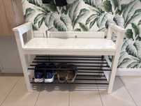 Ławka z półkami na buty Ikea Hemnes