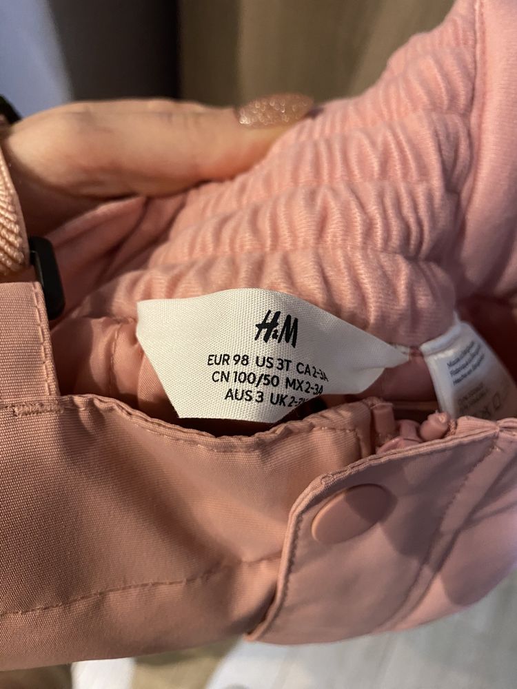 H&M wodoszczelne spodnie outdoorowe - rozmiar 98