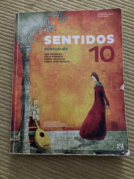 Livro e atividades Português - Sentidos 10 ano