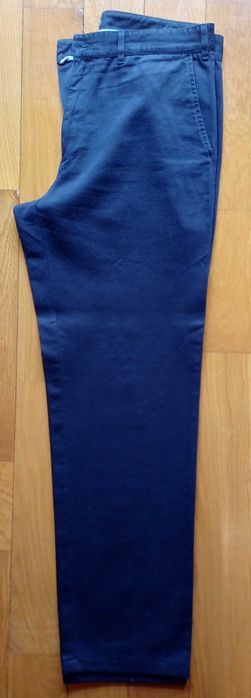 Calças chino Sacoor azul escuro nunca usadas