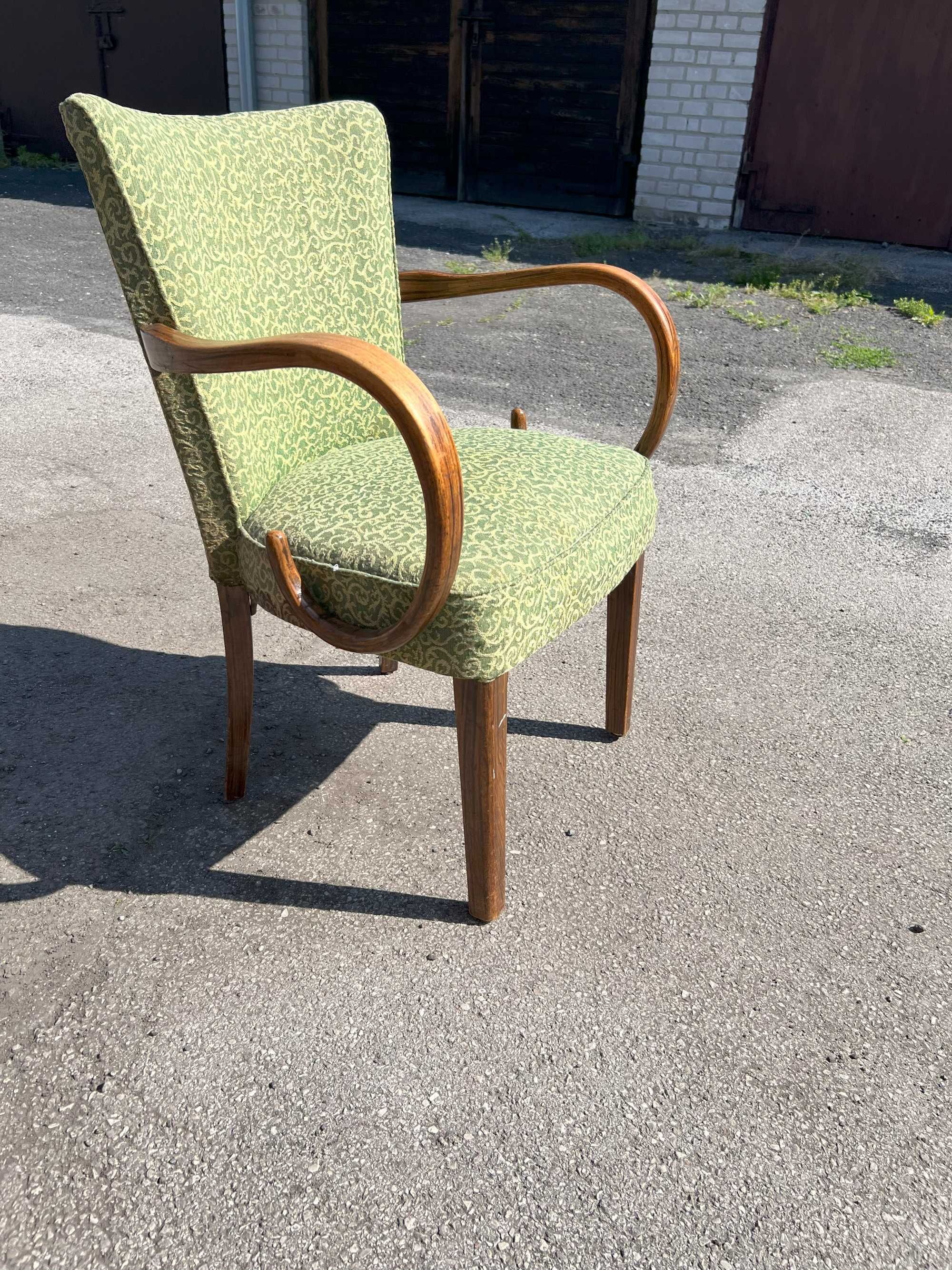 Fotel klubowy krzesło vintage retro art deco - dwie sztuki