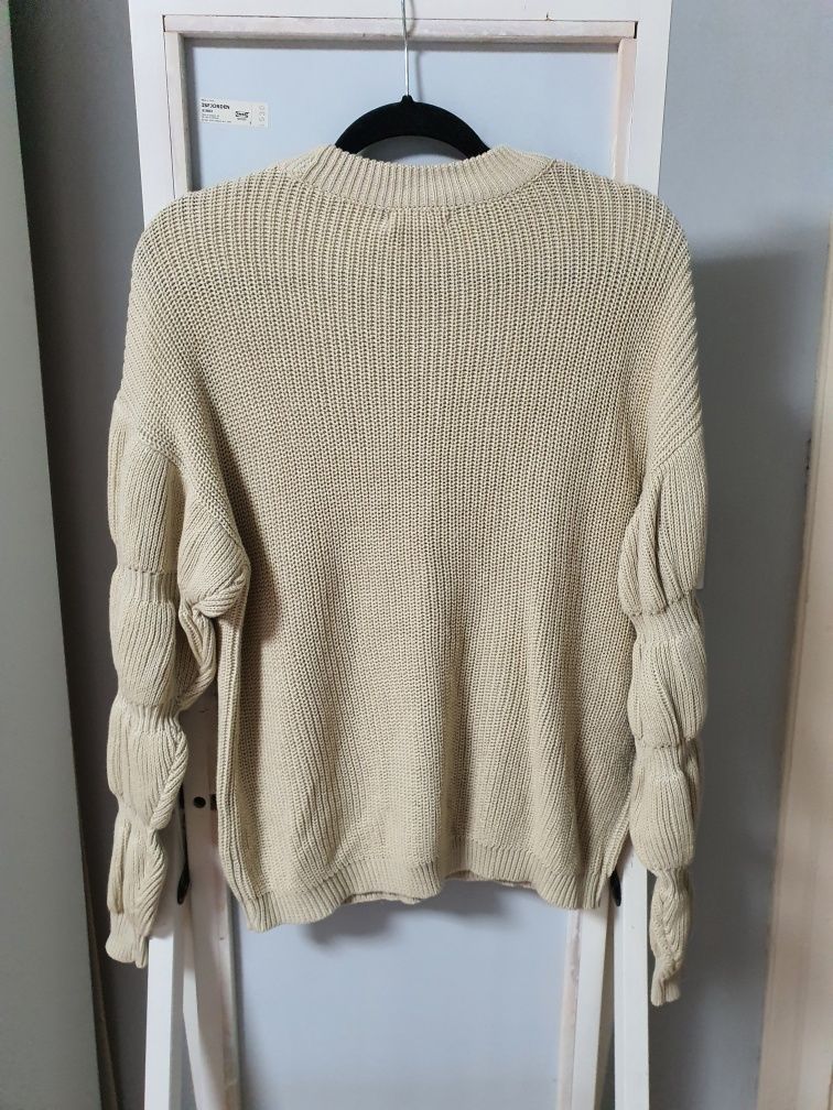 Beżowy Sweter Pieces M 38 Nowy