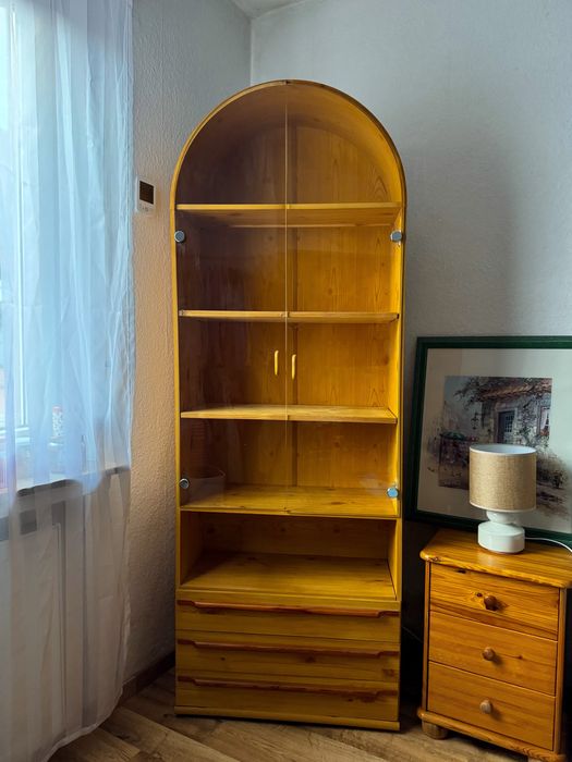 Piekna witryna sosnowa regał meble sosnowe