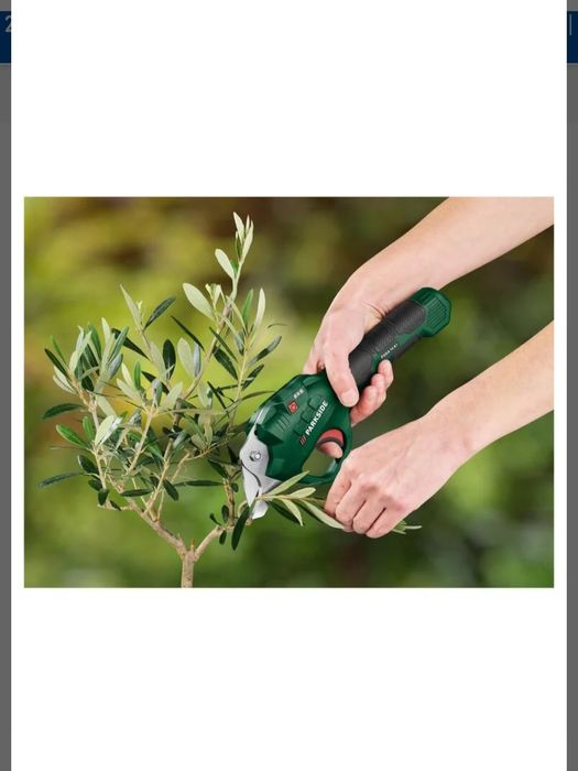 Tesoura de jardim recarregável 4V parkside