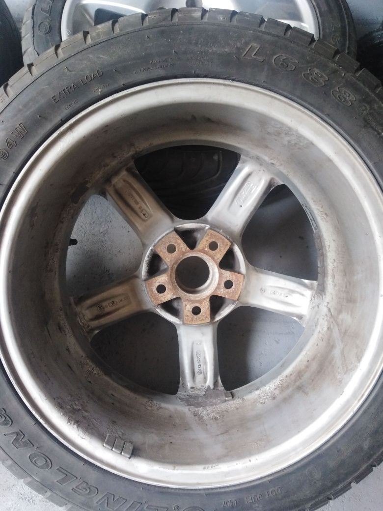 Felgi Renault 17 z oponami 5x108 et45, otwór 60, CMS RSK 306