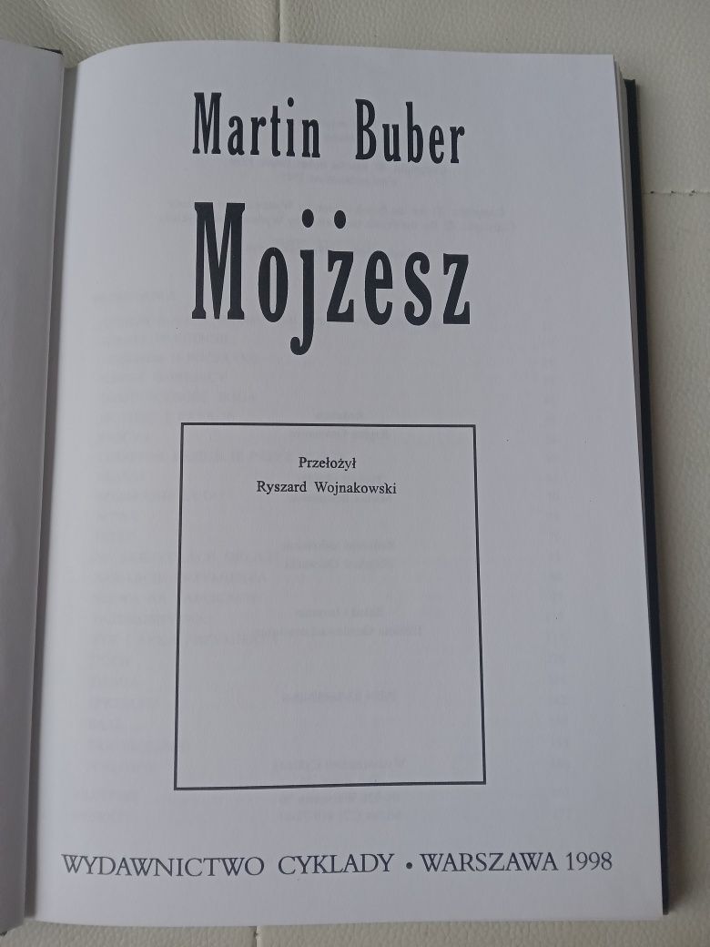 Martin Buber Mojżesz