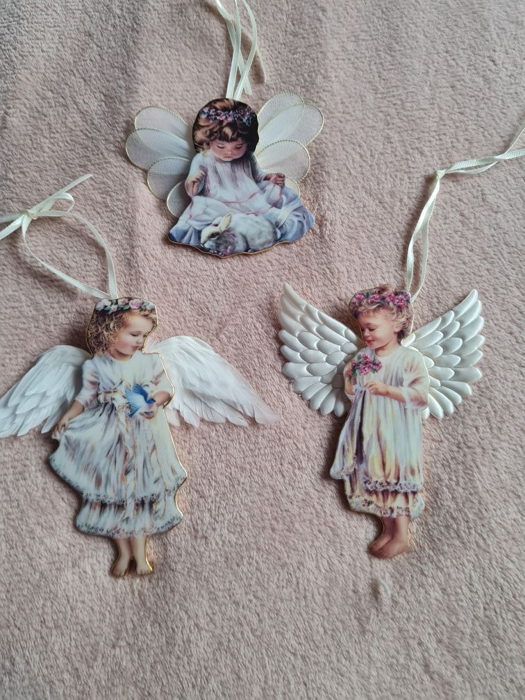 Kolekcjonerskie anioły Bradford z certyfikatem autentycznosci, komunia