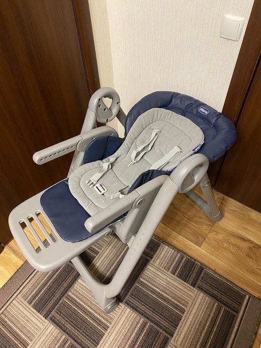 Стільчик для годування Chicco Polly Magic Relax Синій