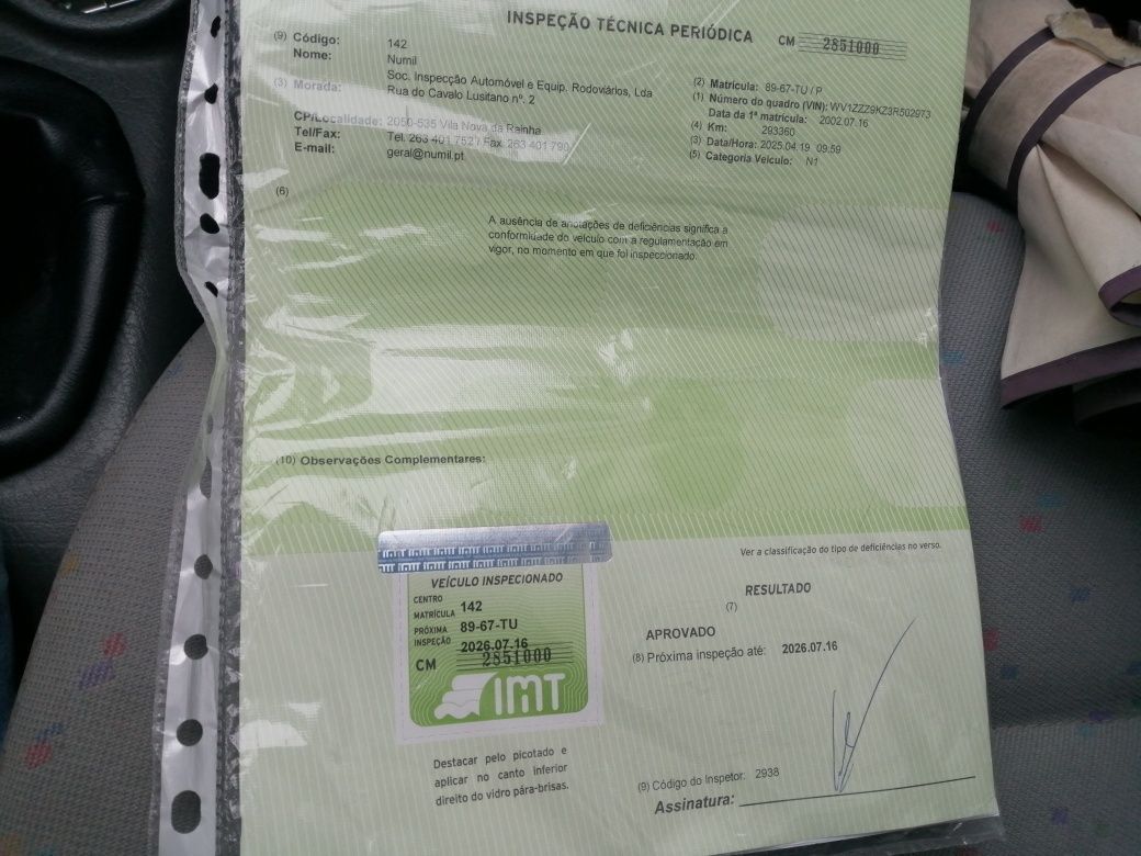Volkswagen Caddy 1.9 SDi/Troca.