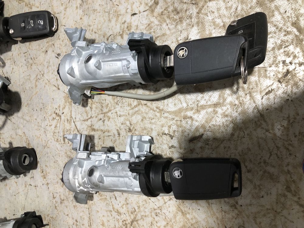 Замок зажигания ключ vw passat turan golf skoda a7 audi