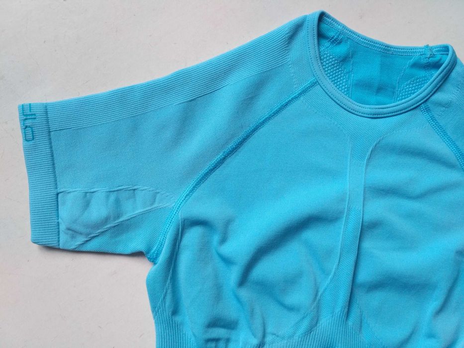 ТермоФутболка ODLO Evolution WARM Lady S blue Термобілизна дівчат