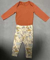 Zestaw body fox&bunny Sinsay i legginsy bambi Disney r.80