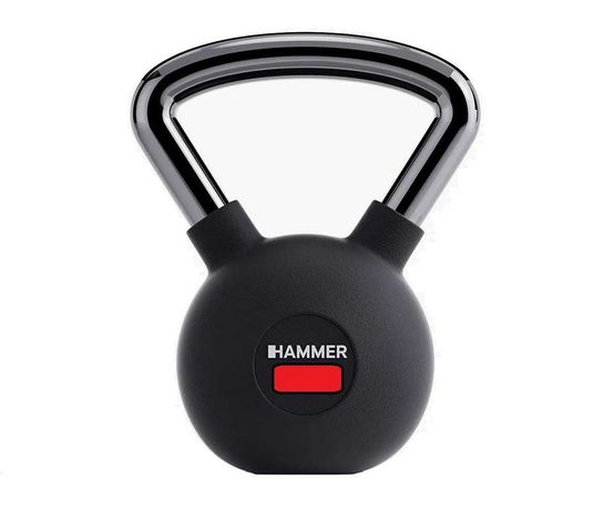 Kettlebell gumowany Hammer Premium 4 kg (dostępne inne wagi)