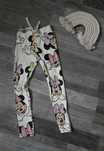 Legginsy prążkowane Minnie Mini Myszka Mickey Disney Zara rozm 110