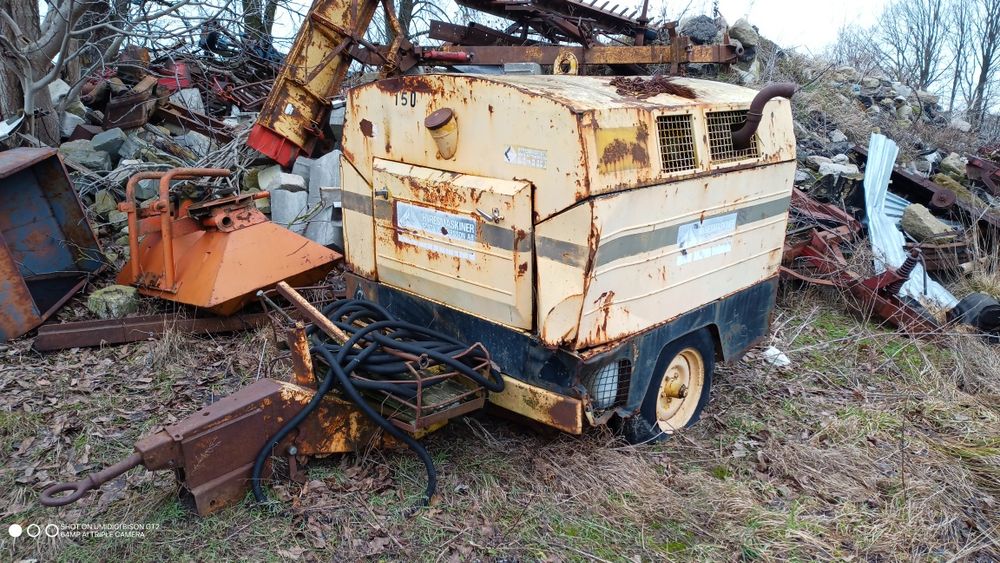 Kompresor Atlas Copco sprężarka z silnikiem Deutz 4 cylindry F4L 912