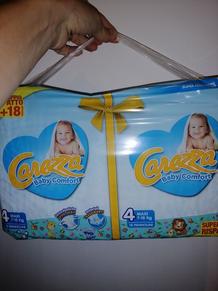 Детские памперсы памперси подгузники пiдгузки Pampers 4 мaxi Carezza