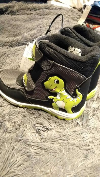buty zimowe chłopięce 29 nowe czapka marhal