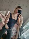Top Sinsay czarny XXS