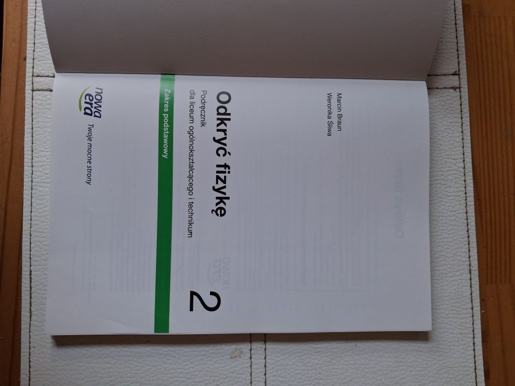 Odkryć fizykę podręcznik klasa 2 podstawowy liceum i technikum