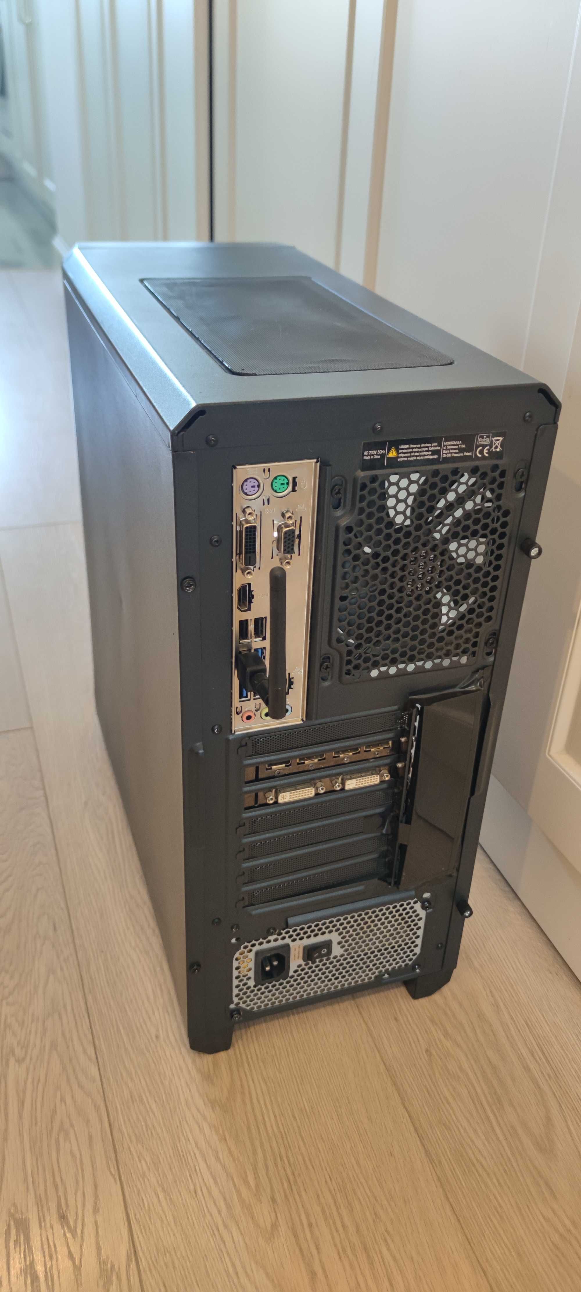 Komputer do gier Ryzen 6x 3.6GHz, GTX, 16GB ram, SSD nmve +1TB, Wawa