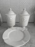 Cudowne bomboniery pierrot 2 szt z paterka shabby chic prowansalski