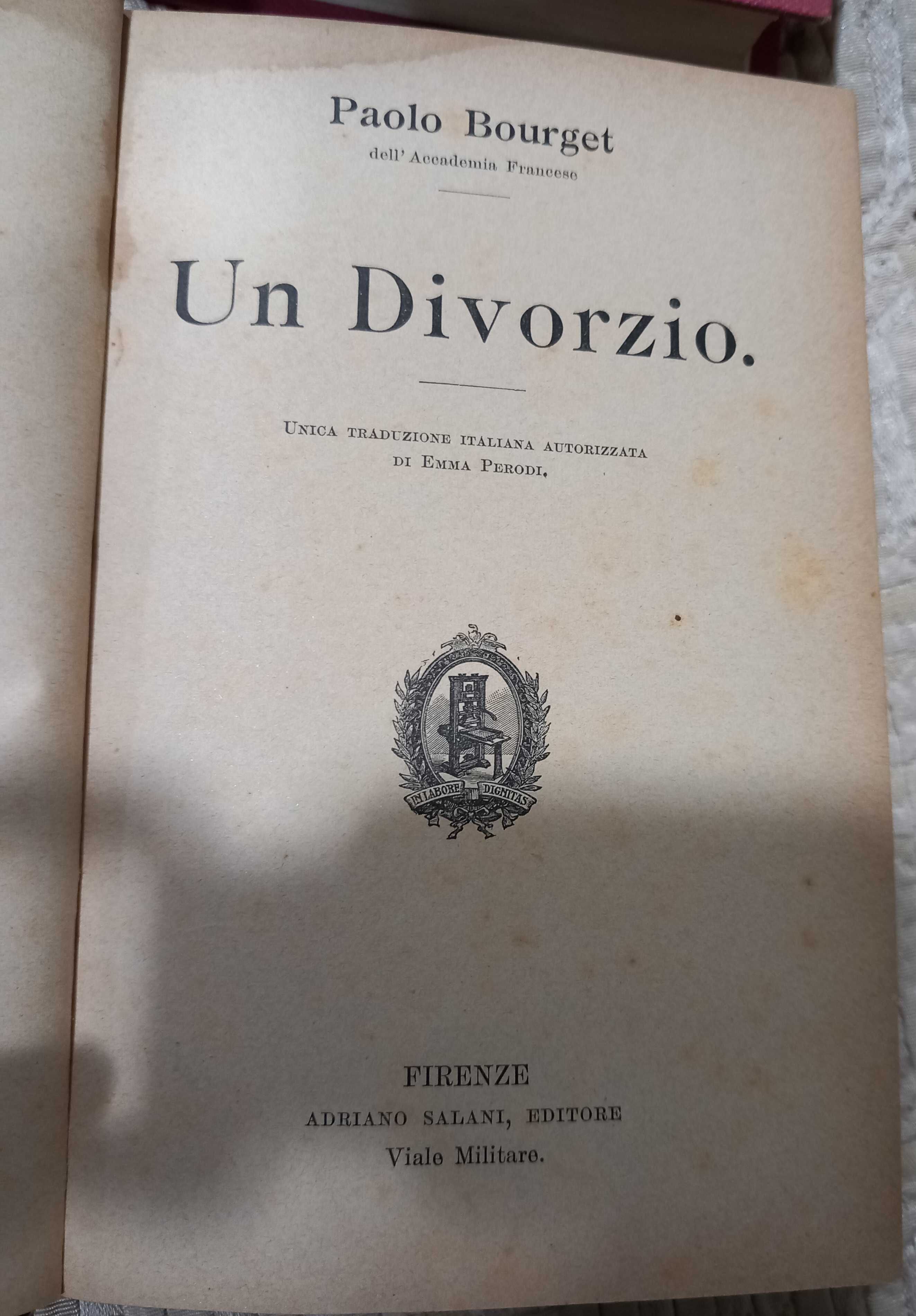 Un Divorzio de Paolo Burget 1905