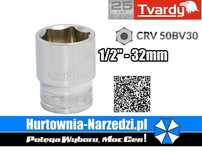 Nasadka 32mm 1/2" CrV klucz 32mm klucz nasadowy 32mm
