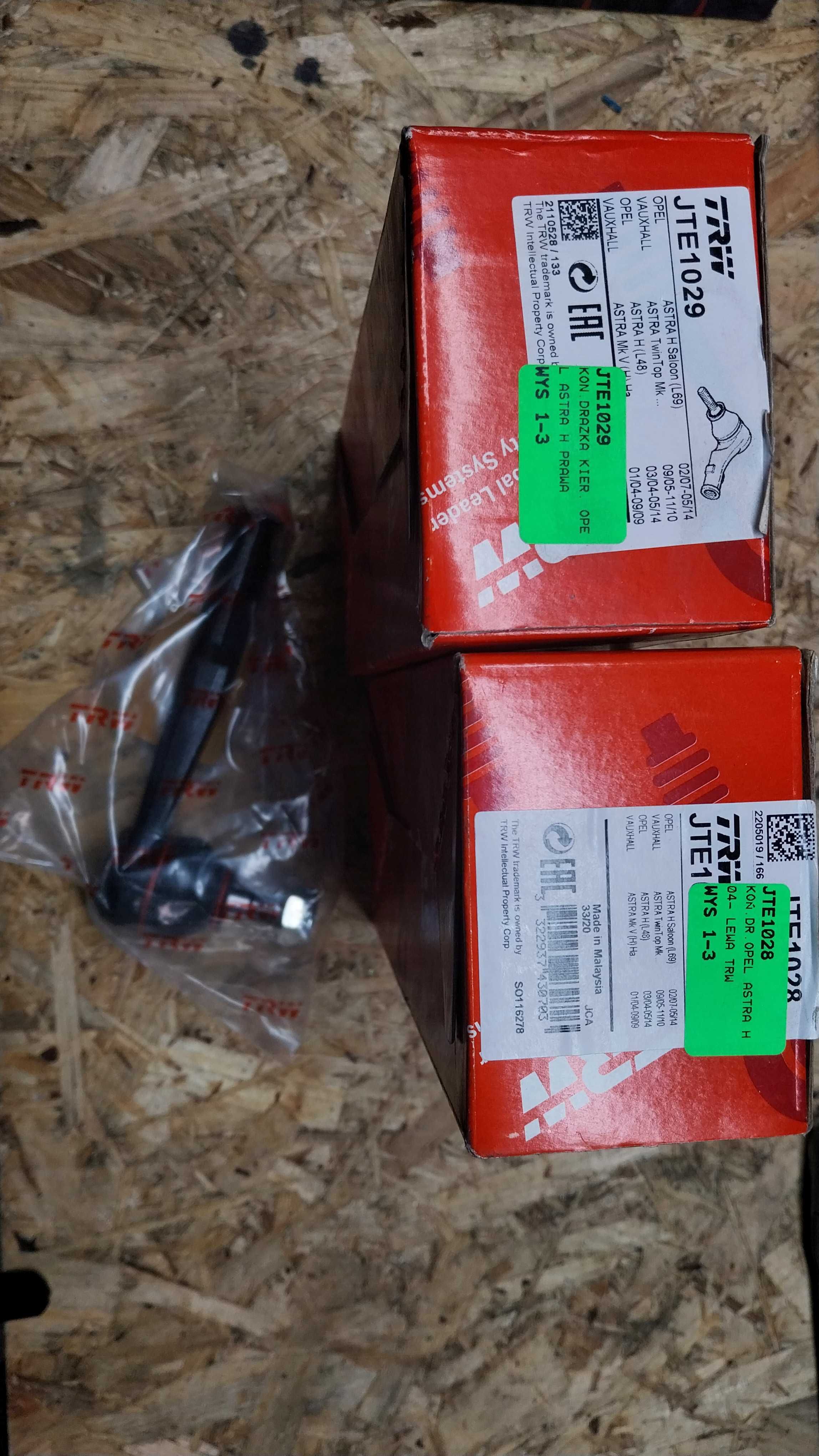 Końcówka drążka kierowniczego TRW- 2szt Astra H 2007 1.6