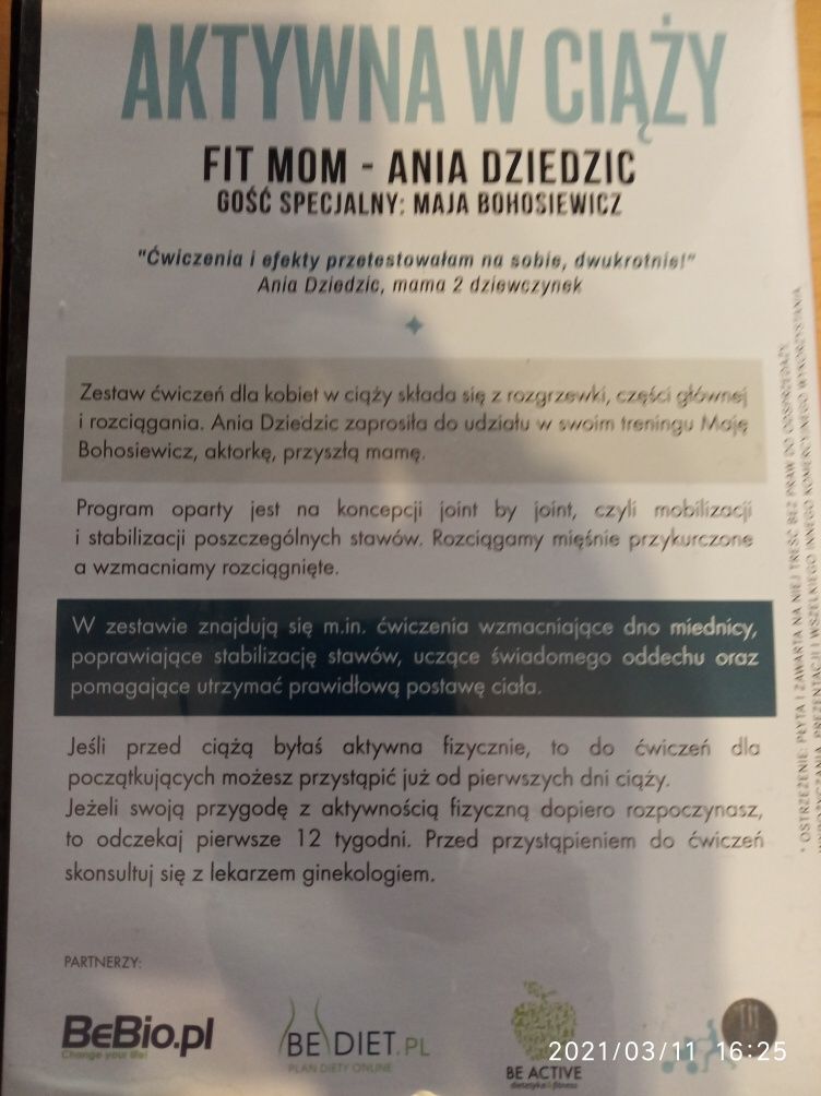 Aktywna w ciąży Fit Mom A. Dziedzic