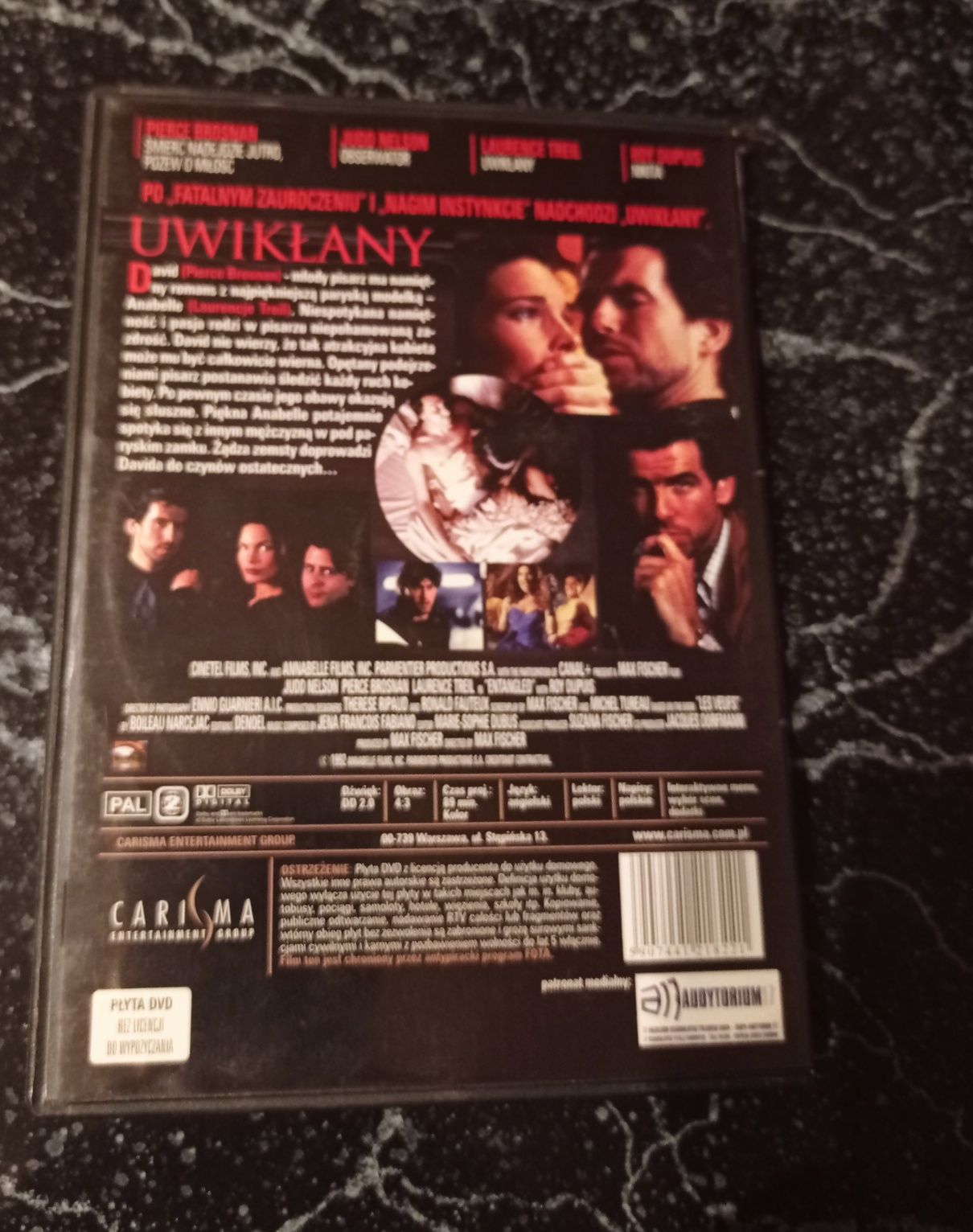 Uwikłany płyta DVD