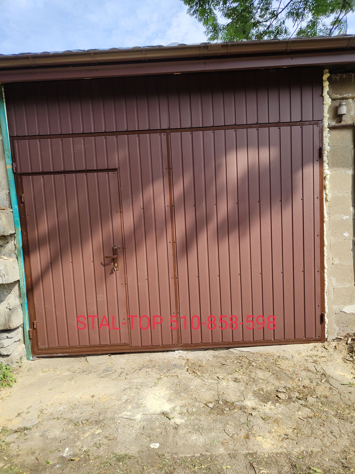 Wiata brama drzwi wrota wierzeje do stodoły obory wiaty garażu hali