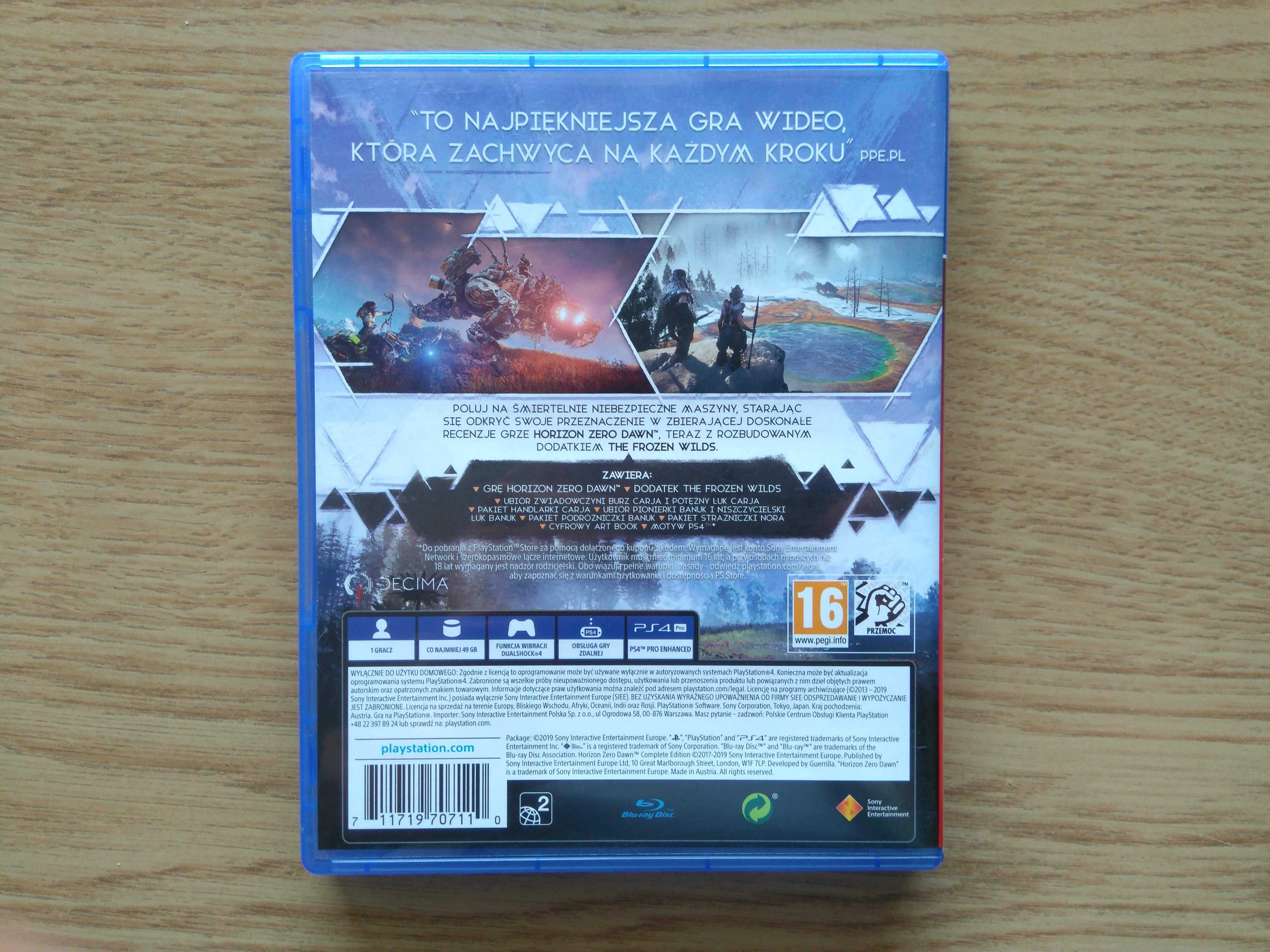 Horizon Zero Down Complete Edition PS4 Playstation 4 PL