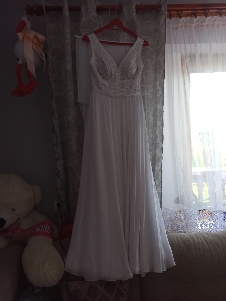 Suknia ślubna biała Pilar
