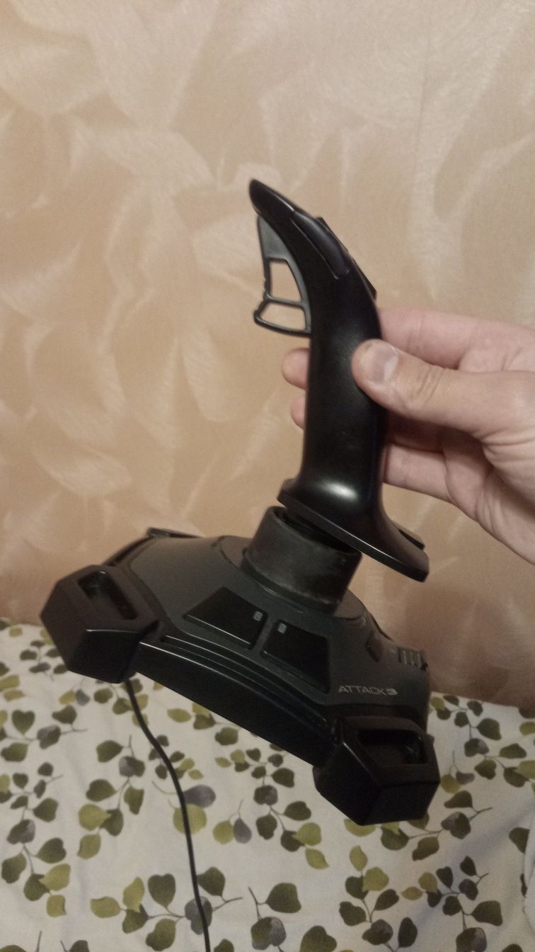 Джойстик Геймпад Logitech Attack 3 black USB