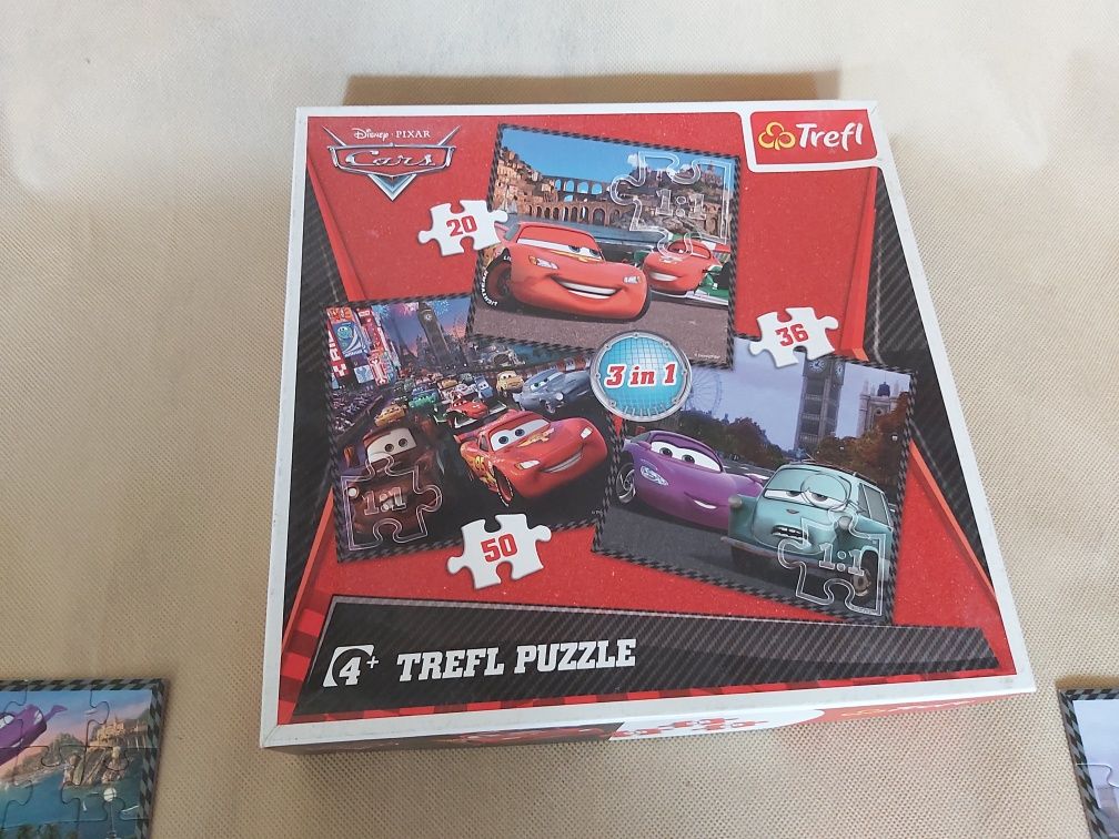 Cars  Trefl Puzzle  3w1