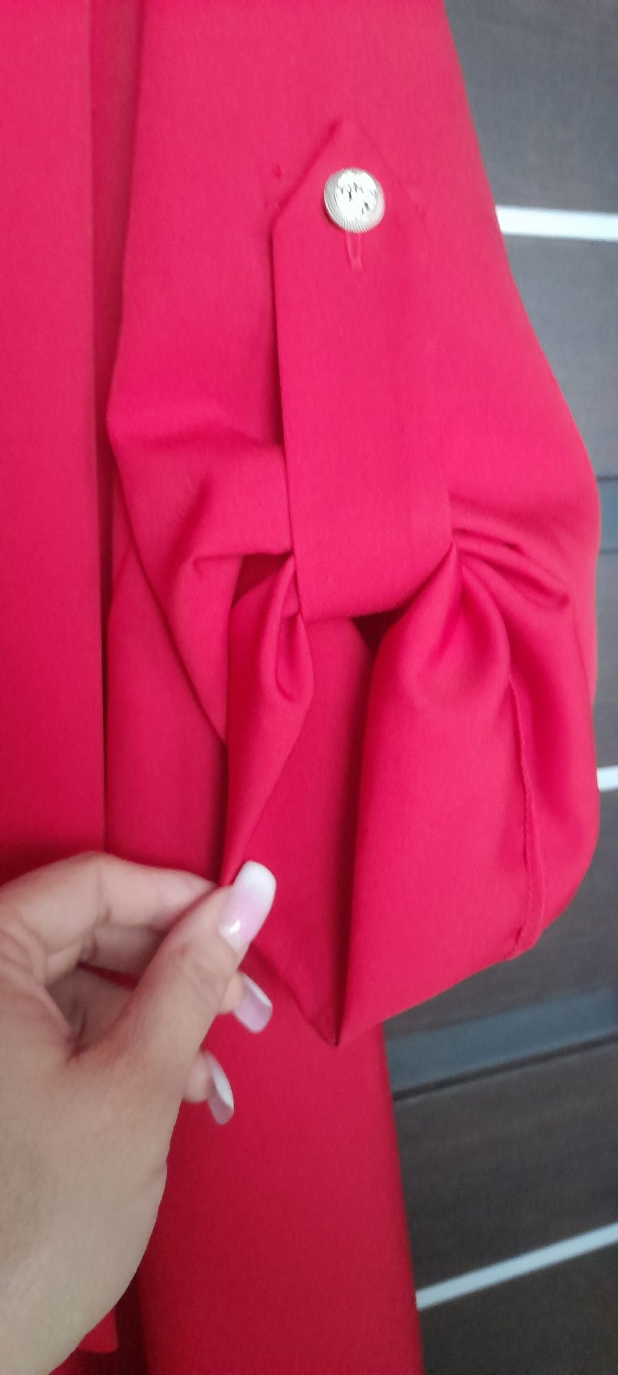 Sukienka tunika czerwona xl
