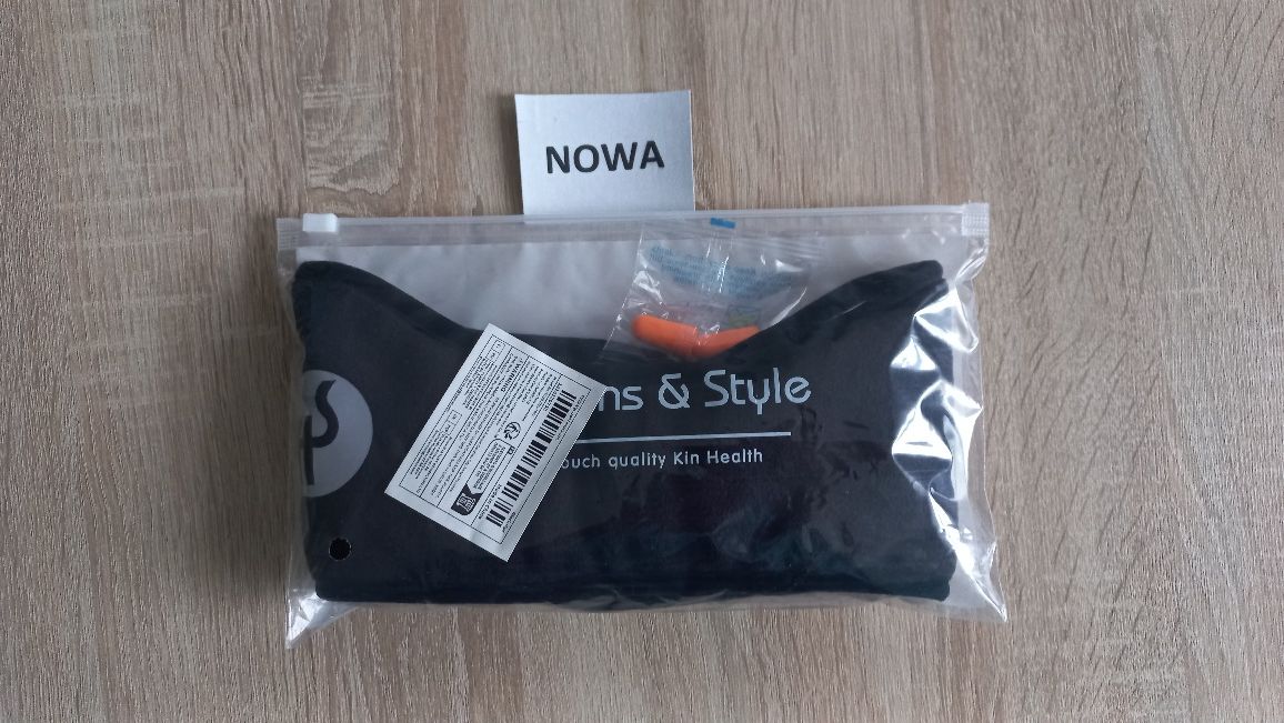 nowa- opaska wyciszająca, sportowa + zatyczki do uszu/ unisex