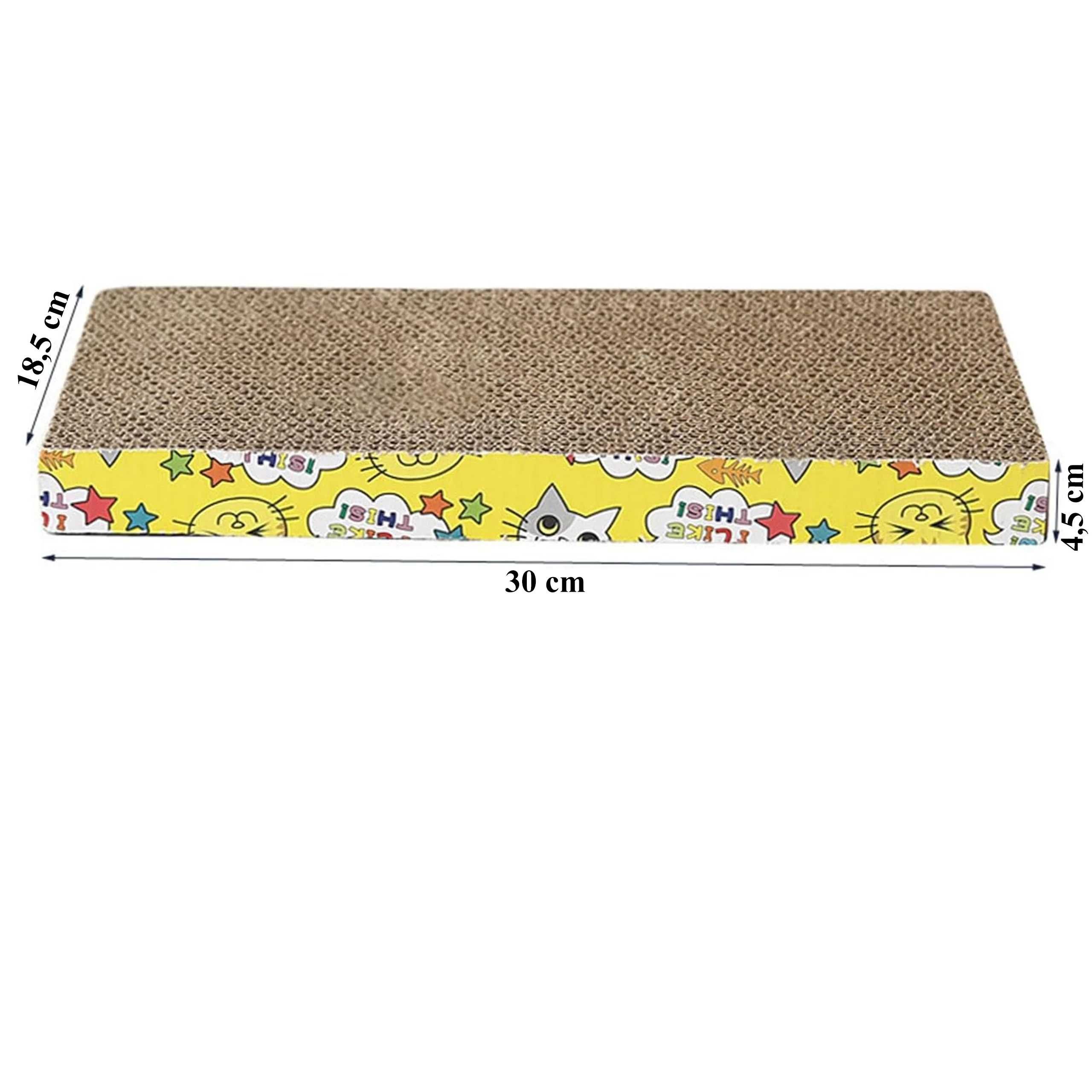 Poziomy Drapak Kartonowy Dla Kota – Mata Do Drapania 30 cm