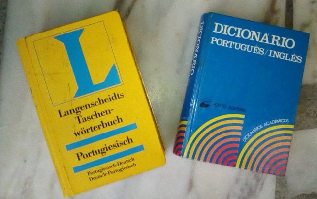 Dicionários português inglês/ alemão
