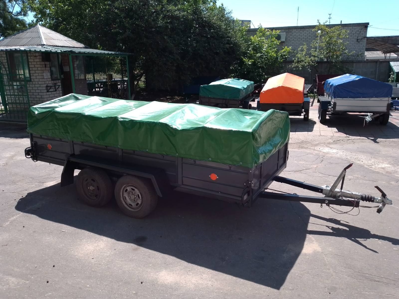 Прицеп причеп причіп двохвісний 3600*1600 гальмівний до 3.5 т Завод