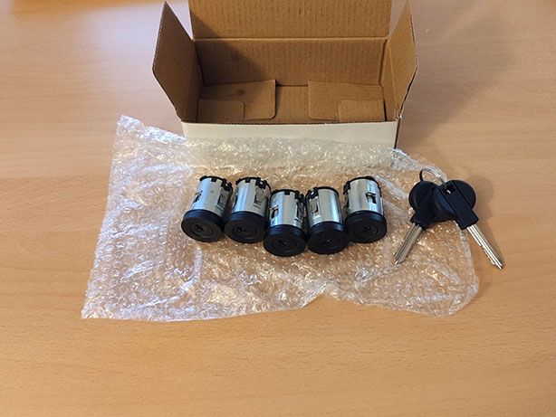 Kit 5 Canhões Fechaduras Portas Peugeot Expert 806 Fiat Scudo (NOVO)