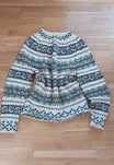 Sweter z owczej wełny handmade