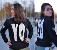 Bluza czarna damska S Hip Hop Street Wear WYPRZEDAŻ -70% Katowice